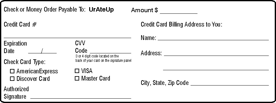 Belly button windows payment form